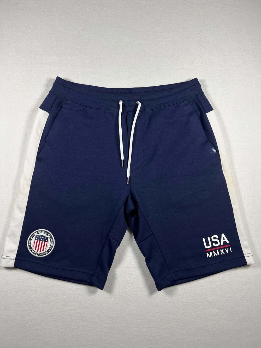 NWT Polo Ralph Lauren Mens USA MMXVI 2016 Olympics Sweat Shorts Men Size M